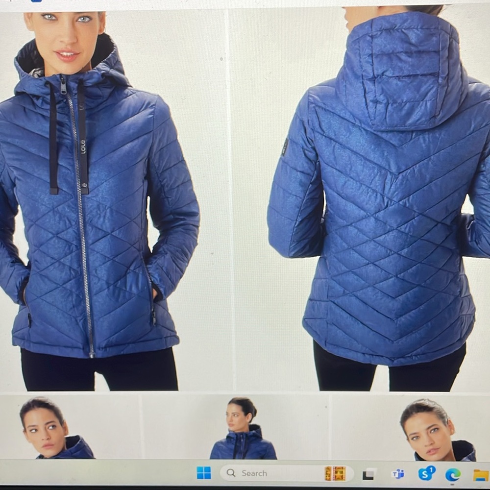 Lole emeline fitted Packable jacket